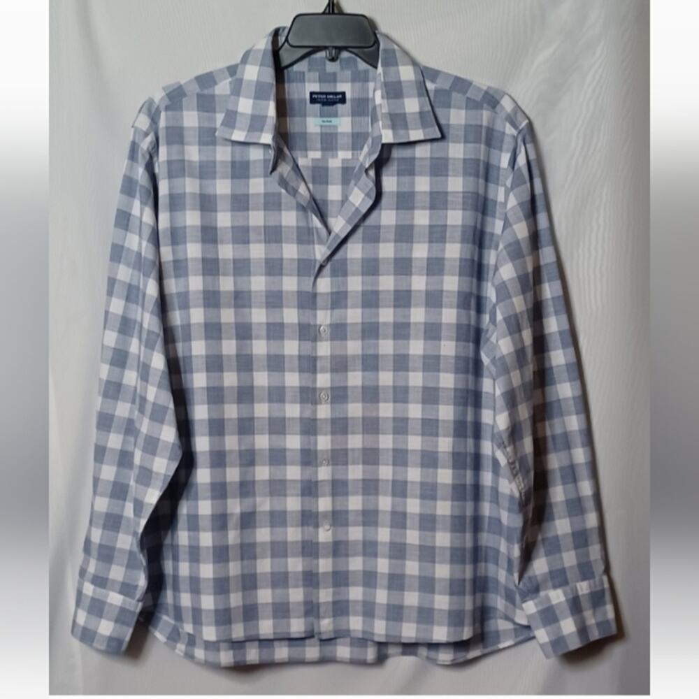 PETER MILLAR Crown Crafted Flex Finish Cotton Shirt. Size XXL